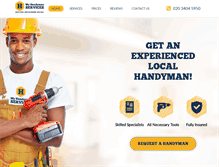 Tablet Screenshot of myhandymanservices.co.uk